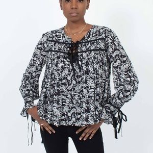 NWOT REBECCA MINKOFF Floral blouse